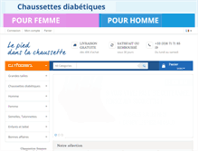 Tablet Screenshot of lepied-danslachaussette.com